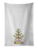 NEW Sokoke Cat Christmas Kitchen Towel Set of 2 White Dish Towels Decorative Bathroom Hand towel for Hand, Face, Hair, Yoga, Tea, Dishcloth, 19 X 28"