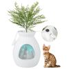 Smart Plant Cat Litter Box with Electronic Odor Removal and Sterilization