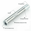 2PCS 3 in1 1mw USB Rechargeable Pet Toy Pen Flashlight Red laser Beam UV Light 3-Modes Lamp
