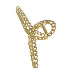 French Vintage Metal Hair Grab Rhinestone Grab Clip Hair Accessories Set (Color: 3)