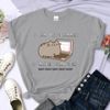 I Am Programmer I Make Computer Cat Printed Women Clothes Funny T-shirts Casual Half Sleeve Creativity Loose Woman Tee Clothing