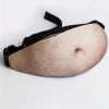 Dad Bag Fake Beer Belly Waist Pack Unisex Fanny Pack White Elephant Gifts Funny Gag Gifts Christmas Holiday Gift