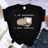 I Am Programmer I Make Computer Cat Printed Women Clothes Funny T-shirts Casual Half Sleeve Creativity Loose Woman Tee Clothing